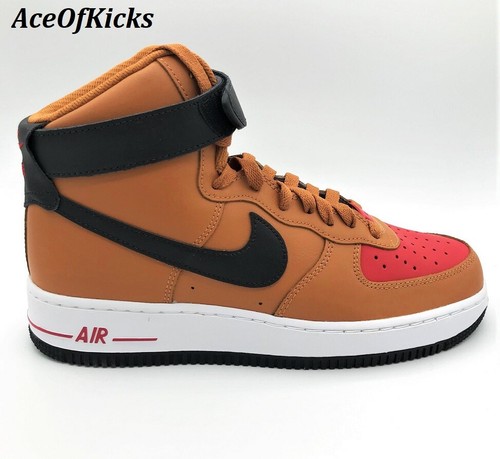 brown custom air forces