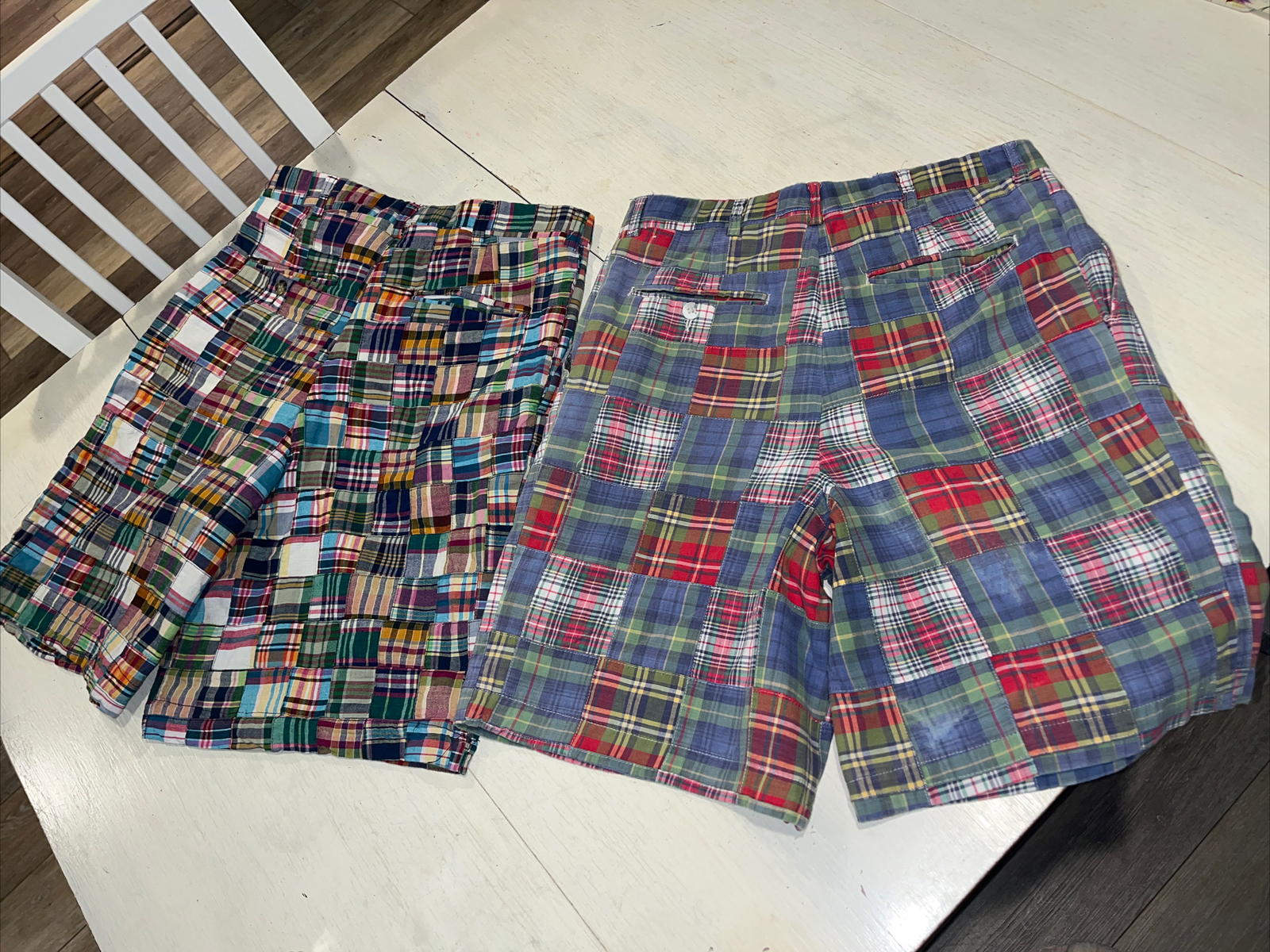 BERLE Patchwork Madras Multicolored Structured Go… - image 9