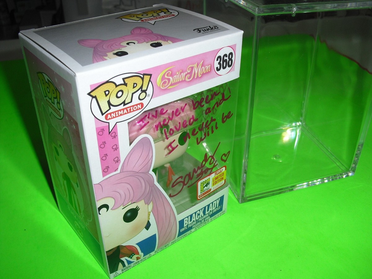 Funko Pop! Sailor Moon Black Lady #368 2018 SDCC signed