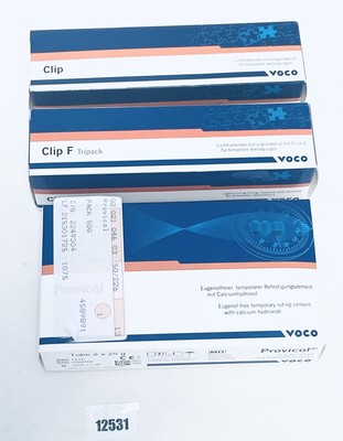 Voco Clip Provicol Füllungsmaterial Clip + Clip F lichthärtend NEU