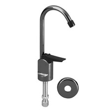 Westbrass D203-64 1-Handle Cold Water Dispenser in Pearl Black