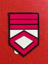 (G23) STEMMI & GRADI MILITARI - ADESIVO STICKER Vintage '80 8x5,5 cm