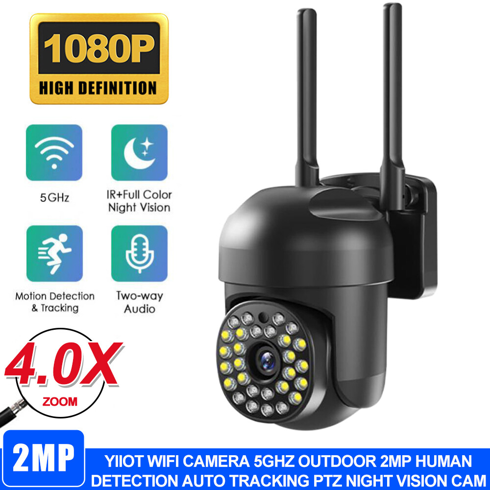 360°5G 1080P WIFI Wireless IP Camera Outdoor CCTV PTZ Smart Home Security IR Cam