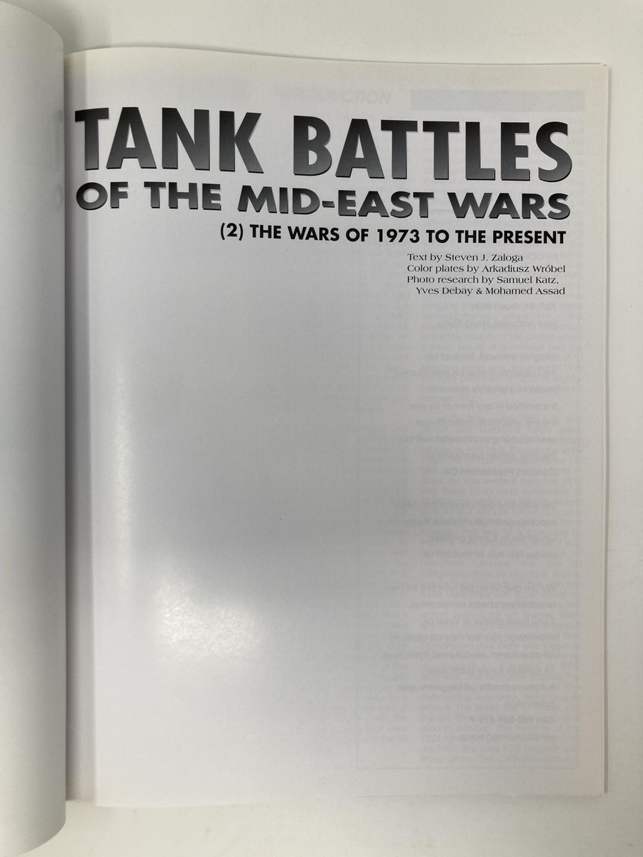 絶版 TANK BATTLES OF THE MID-EAST WARS(2) Tank Battles of the Mid East Wars 2 The Wars of 1973 to the