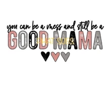 Sublimation Print Good Mama Ready To Press Heat Transfer