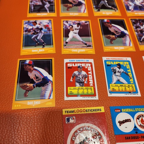 Vintage Score und Topps MLB Baseball Karten & Sticker 18 Stück 87 & 89 Jahreszeiten - Bild 4 von 16