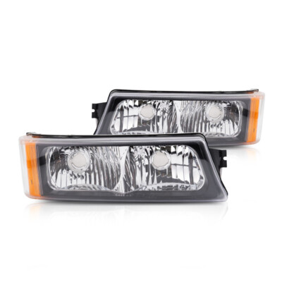 For 2005 2006 Chevy Silverado 1500 HD Turn Signal/Parking Light | Pair | CAPA
