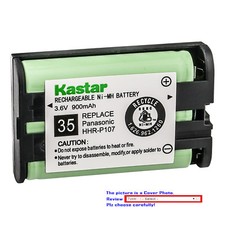 Kastar Battery Compatible with Panasonic HHR-P107 HHR-P107A/1B Cordless Battery