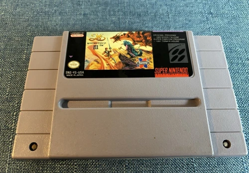 Ys III: Wanderers From Ys ~ SNES Super Nintendo ~ Authentic, Working Battery