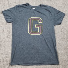 GEORGIA BULLDOGS Shirt Mens Medium Gray BullDog Nation Double Sided