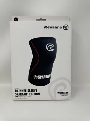 Rehband RX Knee Sleeve Spartan Edition #105336-01 | 5MM MedSupport Unisex - NWT - Image 1 of 4
