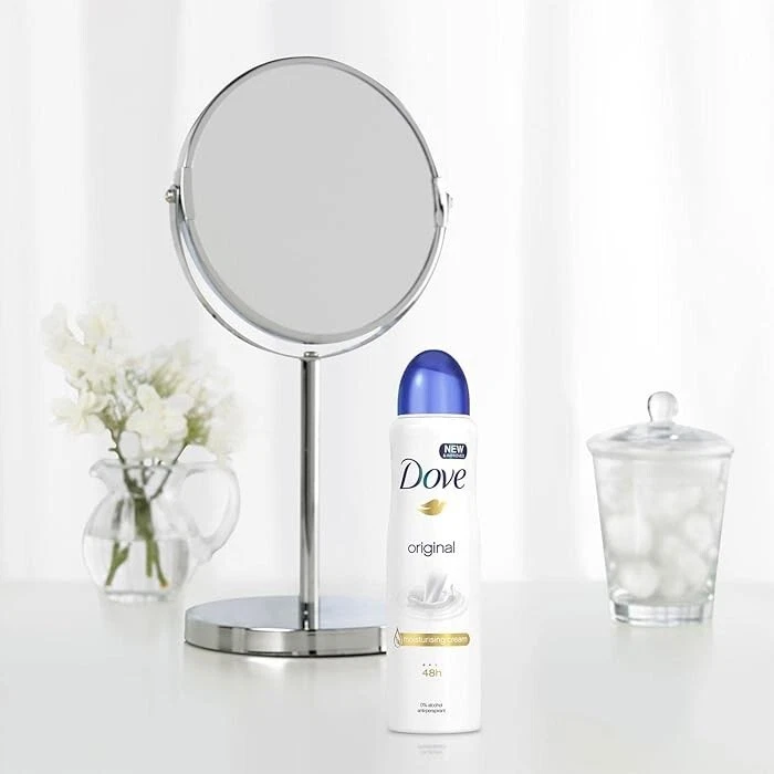Dove Spray Original Antitranspirante Spray Desodorante 150 ml (5,07 oz) x Paquete de 6 Foto 3 de 3