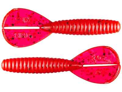Strike King Rage Tail Twin Tail Menace 3 in Grub Soft Baits 8-Pack