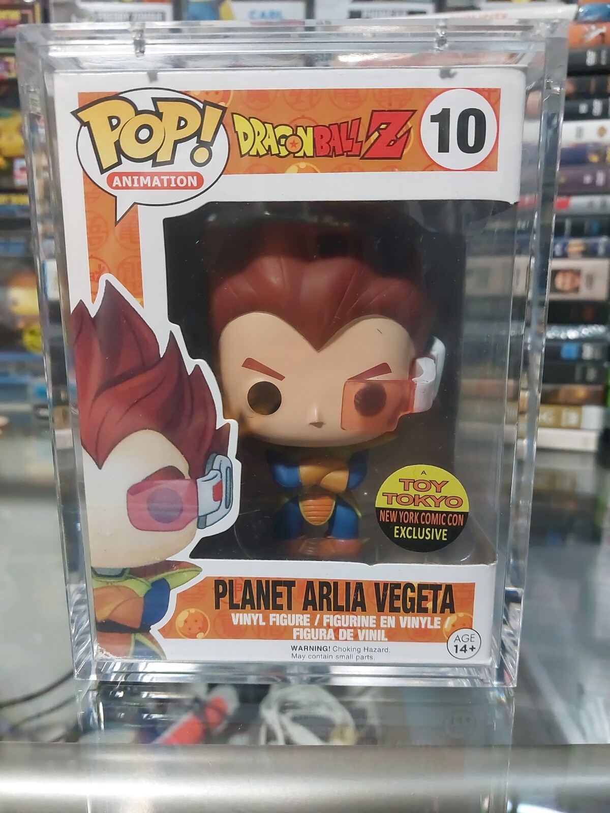 Funko Pop Dragon Ball Z Arlia Vegeta Toy Tokyo NYCC Exclusive