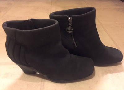 rubber heel booties