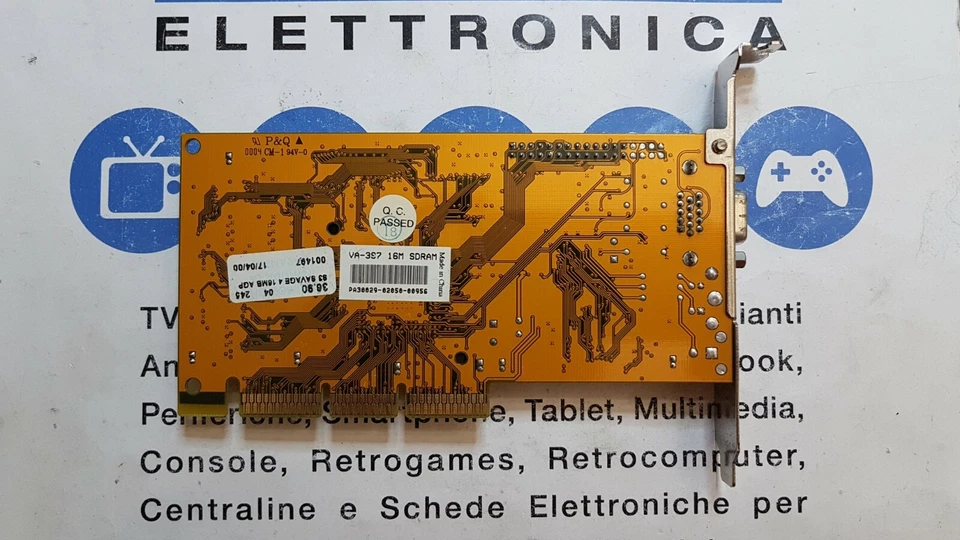 Scheda video AGP S3 Savage4 16MB Retrocomputing Vintage GARANZIA Savage 4 - Immagine 3 di 3