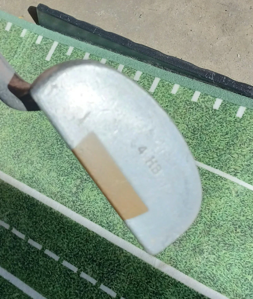 Vintage Otey Crisman 4 HB Half Mallet  Putter 34"  Original Leather Grip - Image 3 of 4
