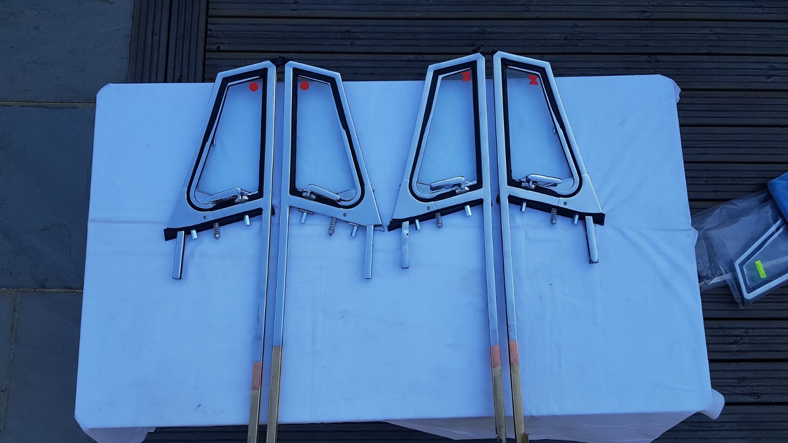 MGB + GT Quarter Light Restoration + Repairs + Exchange Concours Units