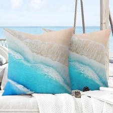 XPHZZL Outdoor Cushion Covers 45x45cm Throw Pillow Cover Square Decorative Pillo