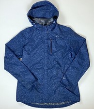 Paradox Woman’s Waterproof Windbreaker Rain Coat Jacket Hooded Navy S Small