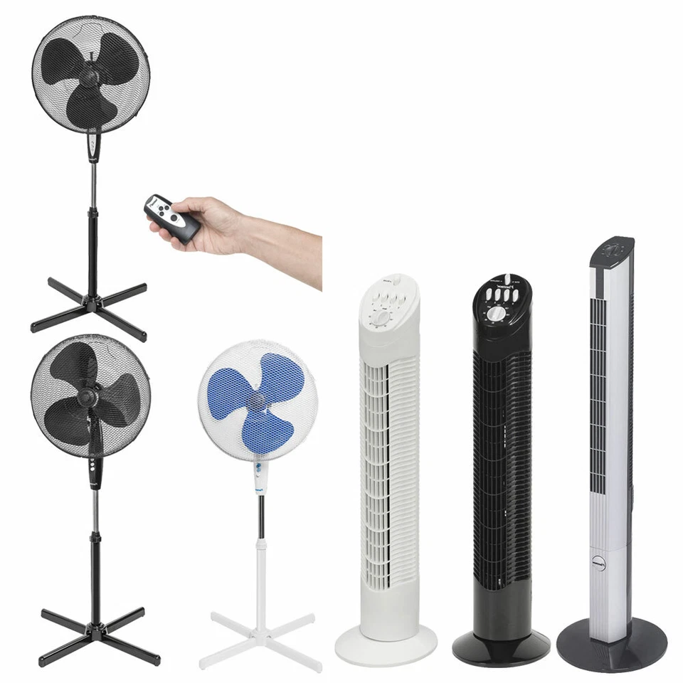 Ventilator Stehventilator Standventilator beweglich Windmaschine Kühl schwenkbar - Bild 2 von 3