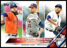 2016 Topps #187 Dallas Keuchel/Collin McHugh/David Price NM-MT LL