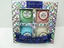 Ginger Lily Farms Botanicals Joyous Collection Fizzy Bath Bomb Gift Set 4 cnt