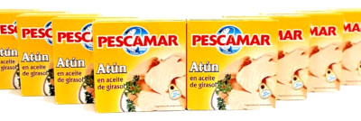 25 DOSEN THUNFISCH IN PFLANZENÖL - 25 x 80 g - PESCAMAR ATUN DOSE - AUS SPANIEN