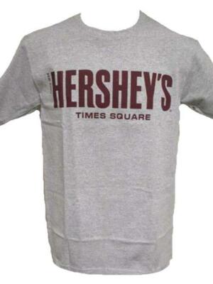 New Hershey's Chocolate Time Square NY New York Mens Size S Small White Shirt