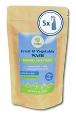 Fruit and Vegetable Wash - All Natural, Organic - Powder Concentrate 8 oz.