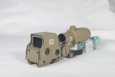 558 Style Holographic Sight with G33 Magnifier Combo Red Green Reticle Weaver