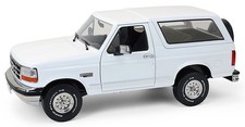 Greenlight 19086 1/18 1993 Ford Bronco XLT, Oxford White