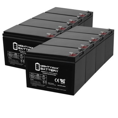 Mighty Max 12V 7Ah Battery Replaces Texas Hunter 175 lb. Fish Feeder - 8 Pack