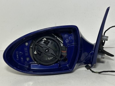 06 - 10 BMW E63 M6 LEFT DRIVER DOOR MIRROR M-TECHNIC BLUE GLOSS 51168046385 OEM