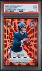 Jaxson Dart 2025 Donruss Elite #103 Red Aspirations Shimmer RC /999 PSA 9 Giants
