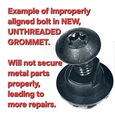 THREADED OEM GROMMETS La-Z-Boy Recliner Leg Rest Screw Bolt Plastic LAZYBOY PART