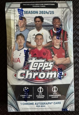 Topps Chrome UCC Hobby Box Saison 2024/25 