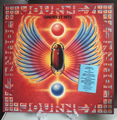 Journey Greatest Hits 12" Black Vinyl LP. 1988 Original Pressing. Near Mint!