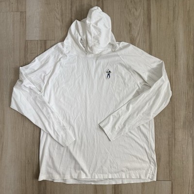 Eastside Golf Long Sleeve Hooded White Swingman Logo Lightweight Mens XXL