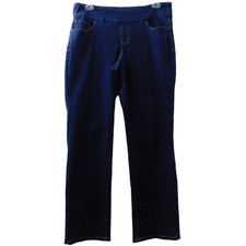 JAG Jeans High Rise Straight Leg Blue Denim Pants Medium Wash Women's 16 / 33