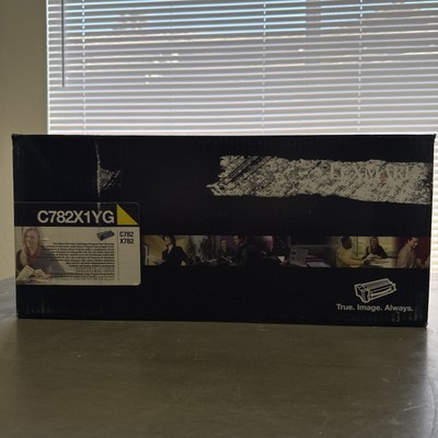 Lexmark C792X1YG For C792 , X782 Yellow Extra High-Yield Toner NEW SEALED