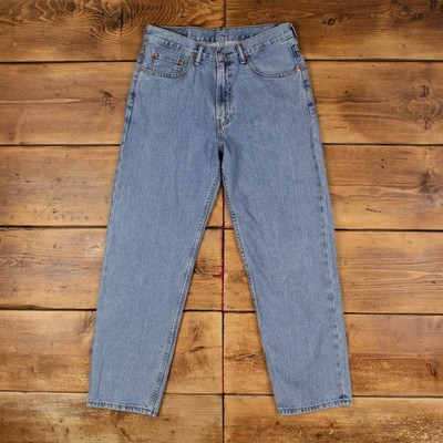 Levis 550 Jeans 32x30 Blau Relaxed Taper Faded Light Stonewash Denim