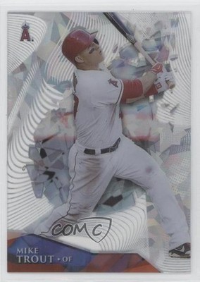 2014 Topps High Tek American League Ice Diffractor 68/75 Mike Trout #HT-MT b4d