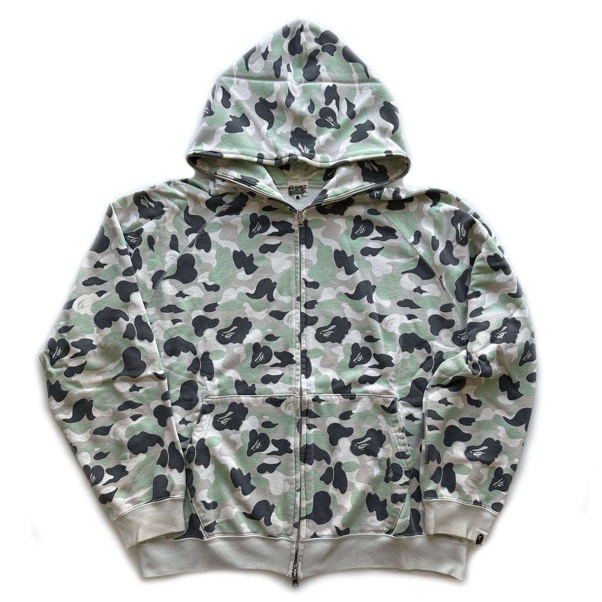 BAPE Aomori Store Exclusive Full Camo OG 2007 sz M Hoodie RARE