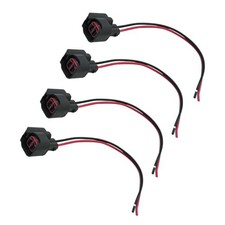 4 PCS Car Fuel Injector Connector, EV6 EV14 Standard Motor Product Socket
