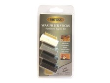 Image of Briwax Wax Filler Sticks Grey Shades (Pack 4) BRWWFSG