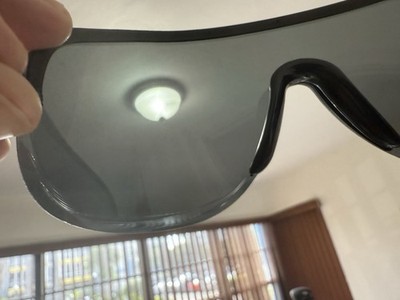 MINT' Porsche Design 'CARRERA' 5620 90 Black 80-90s Vintage Shield