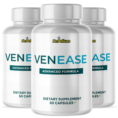 Venease- Blood Support- 3 Bottles- 180 Capsules