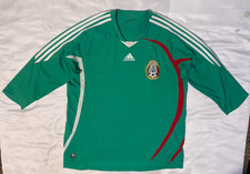 Mexico Home football shirt 2008 Soccer Adidas Jersey National Team Rare Size L