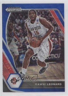 2021-22 Panini Prizm Draft Picks Blue Wave Prizm /249 Kawhi Leonard #57 n7r